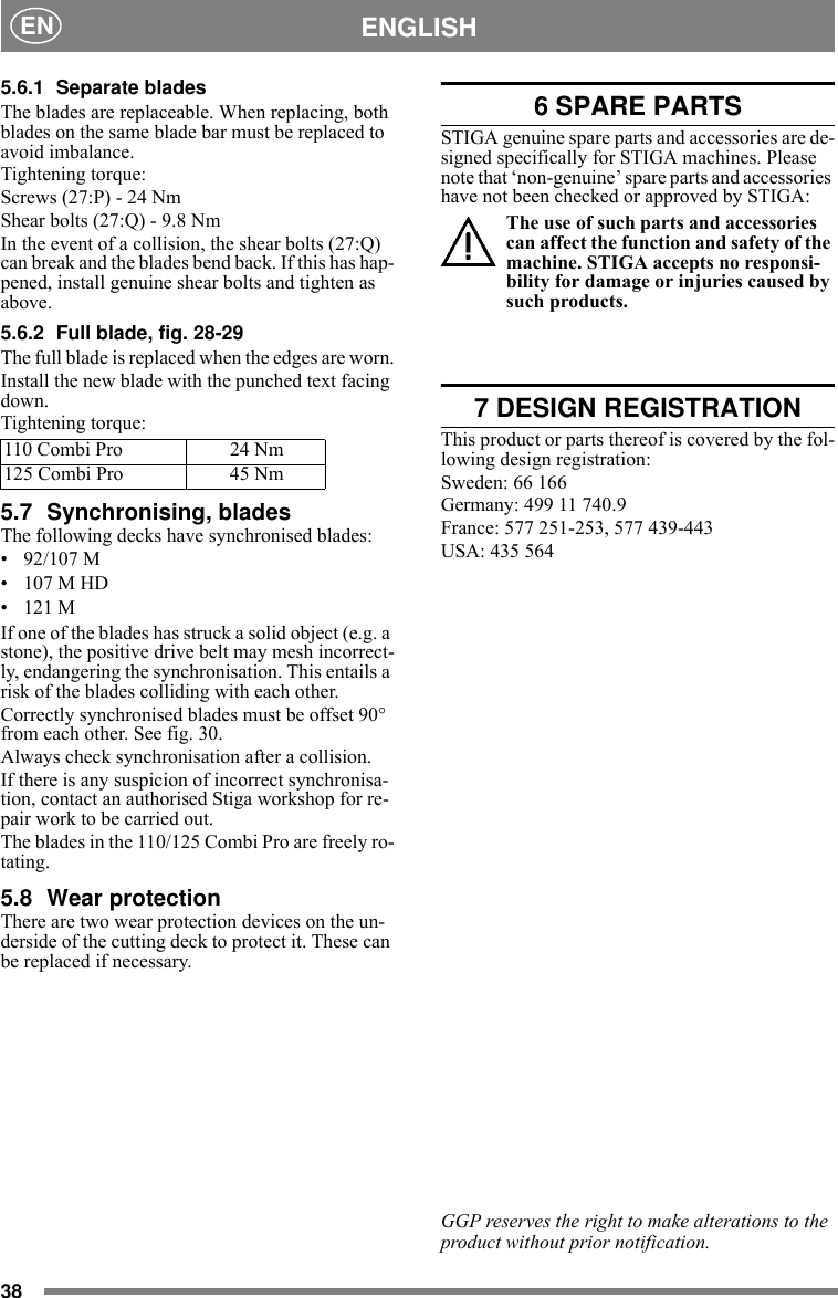 Page 11 of 12 - Stiga Stiga-Park-Compact-16-4Wd-Users-Manual-  Stiga-park-compact-16-4wd-users-manual