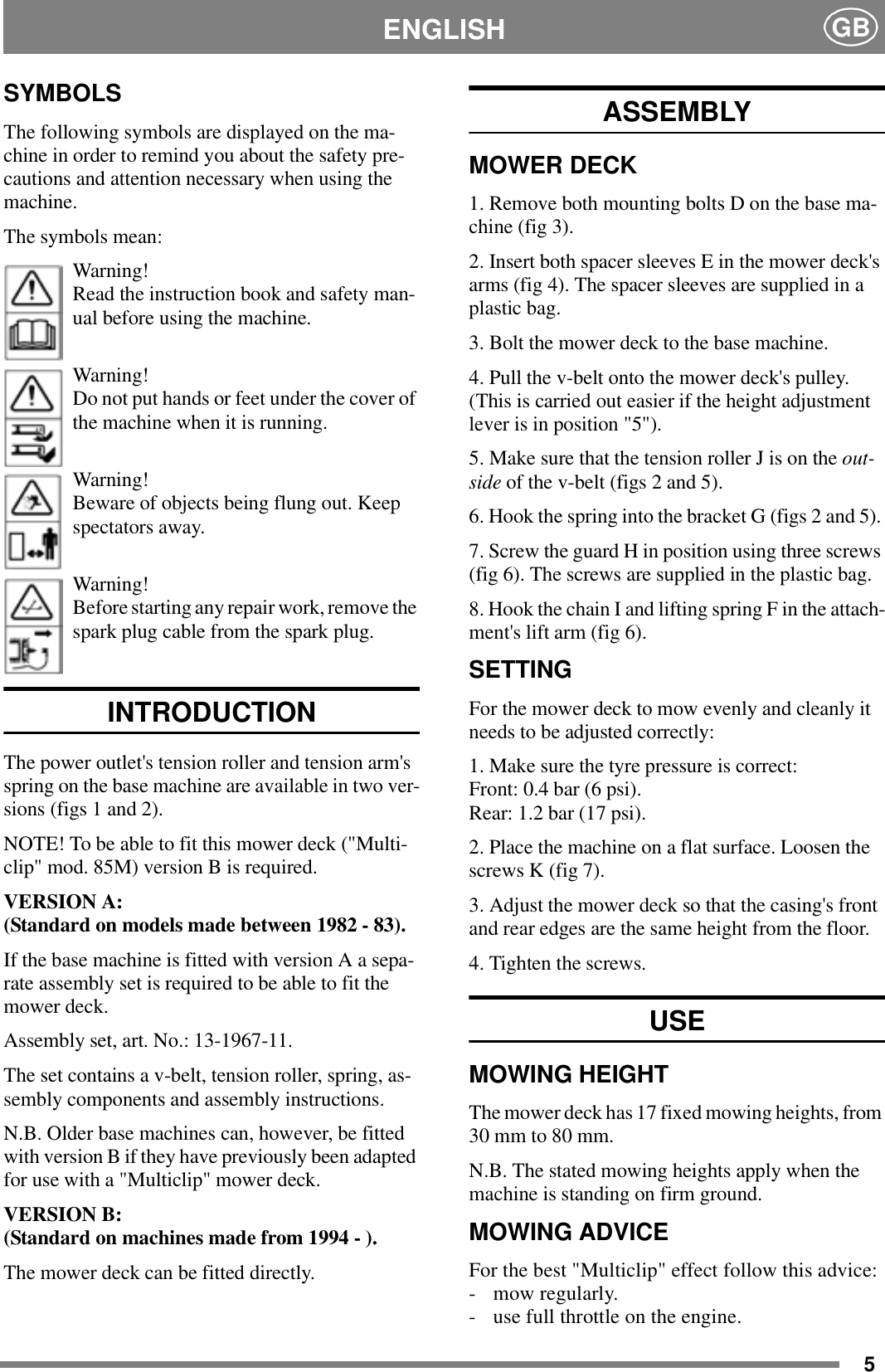 Page 4 of 5 - Stiga Stiga-Villa-8211-3013-10-Users-Manual-  Stiga-villa-8211-3013-10-users-manual