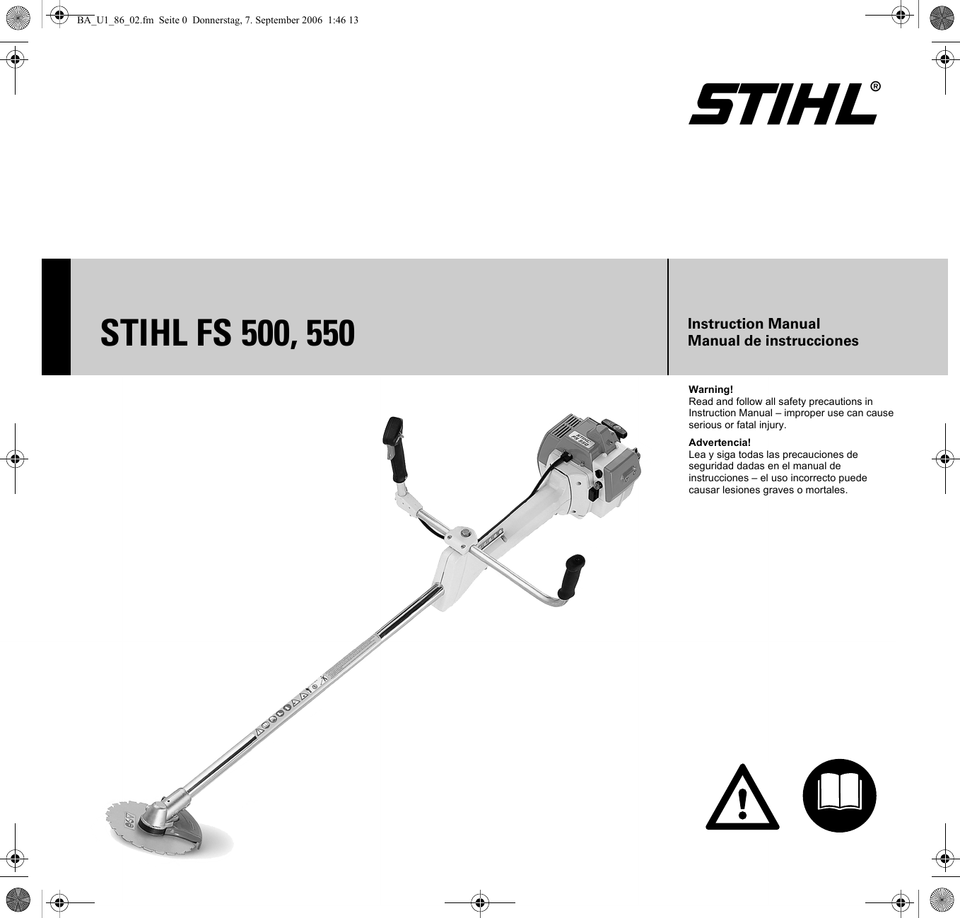 Stihl Fs 500 550 Manual 500,