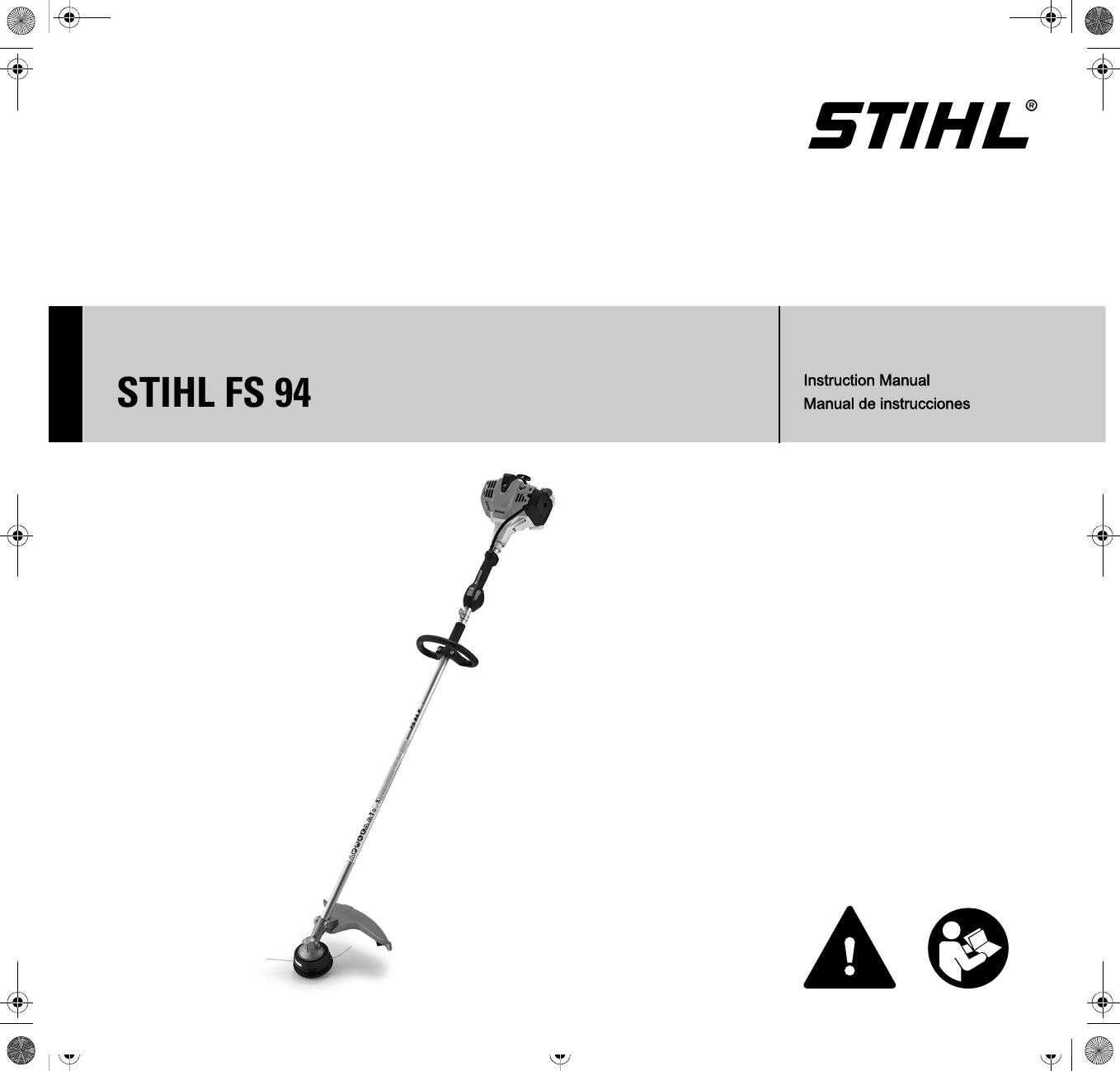 Stihl Fs94 String Trimmer Instruction Manual FS 94