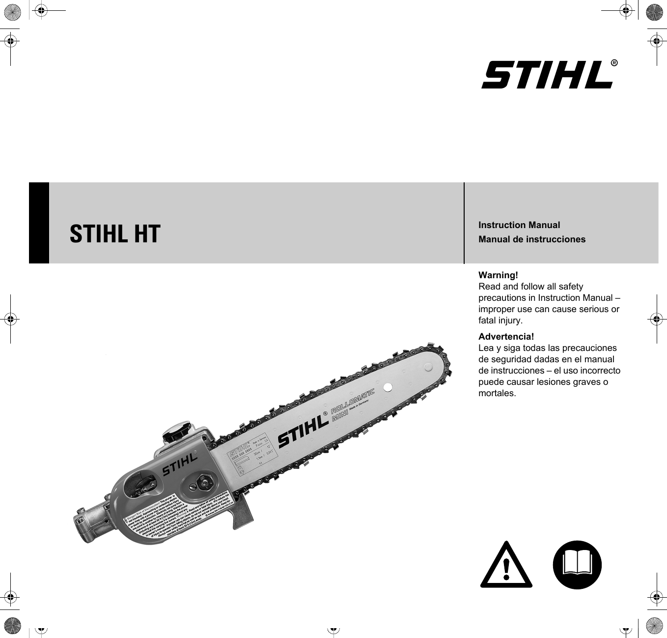 Stihl Ht Pole Pruner Instruction Manual Professional Use Usa