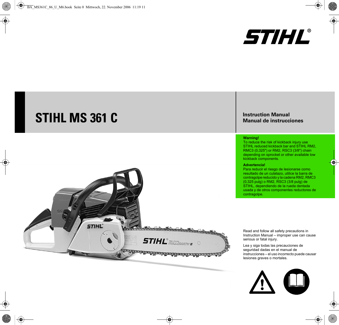 Stihl Ms361C Manual MS 361 C