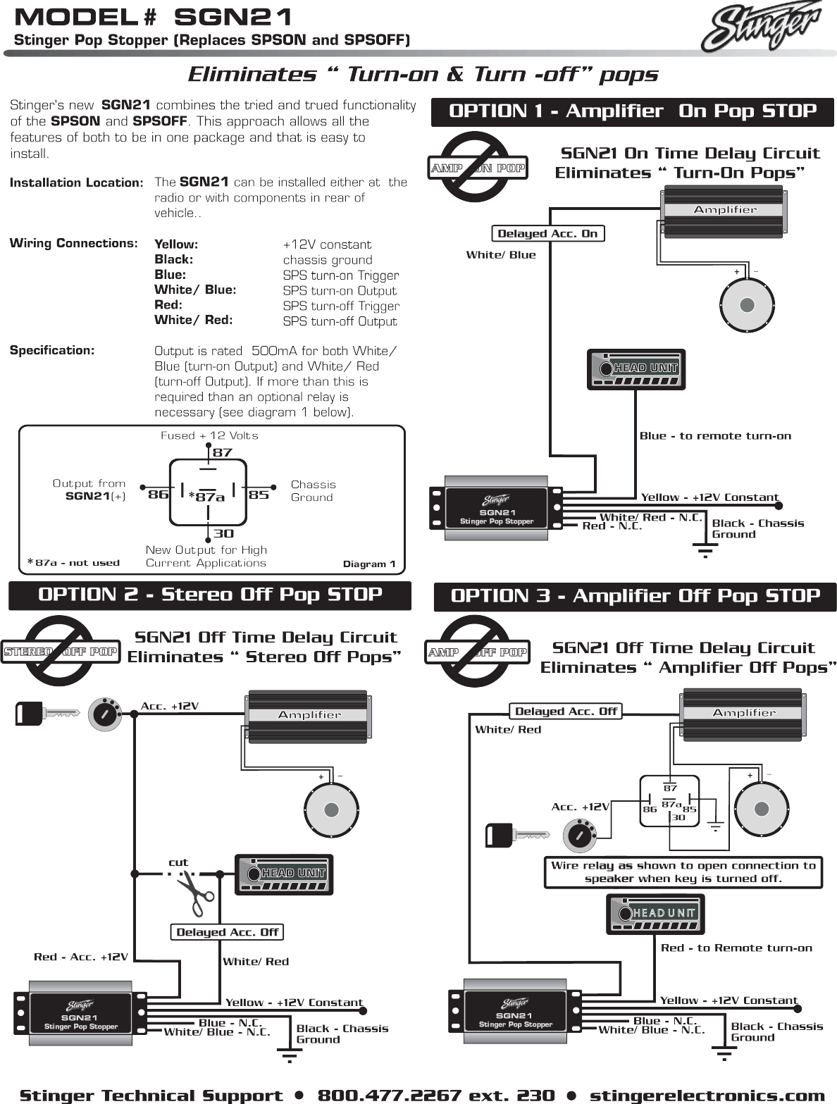 Page 1 of 1 - Stinger Stinger-Pop-Stopper-Sgn21-Users-Manual- SPS  Stinger-pop-stopper-sgn21-users-manual