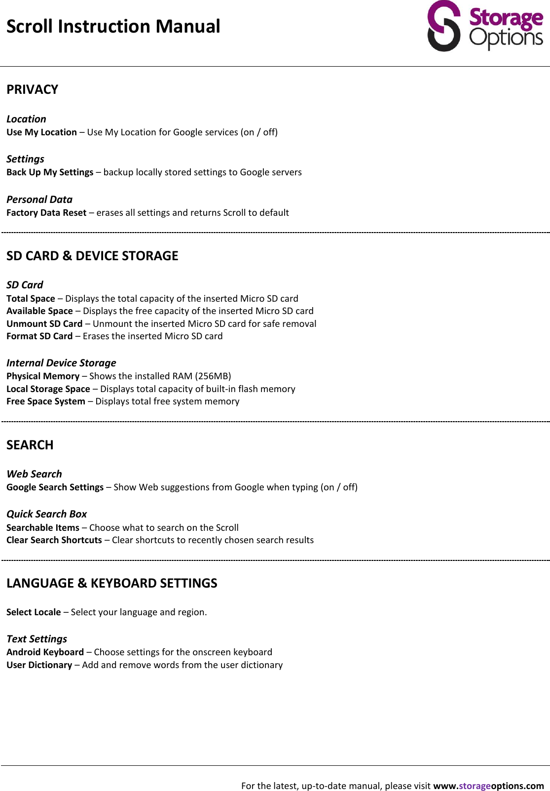 Page 6 of 12 - Storage-Options Storage-Options-51624-Instruction-Manual-  Storage-options-51624-instruction-manual