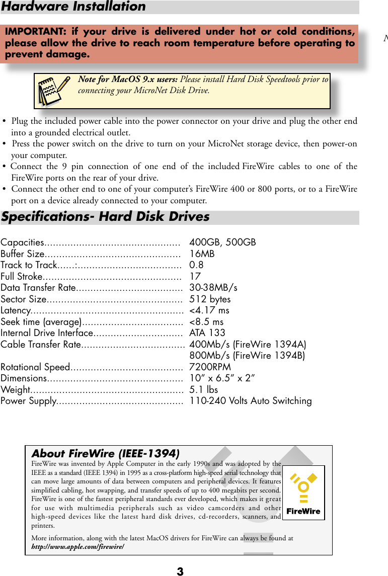 Page 3 of 8 - Structured-Cable-Products Structured-Cable-Products-Apple-Users-Manual- PlatinumXL Manual  Structured-cable-products-apple-users-manual