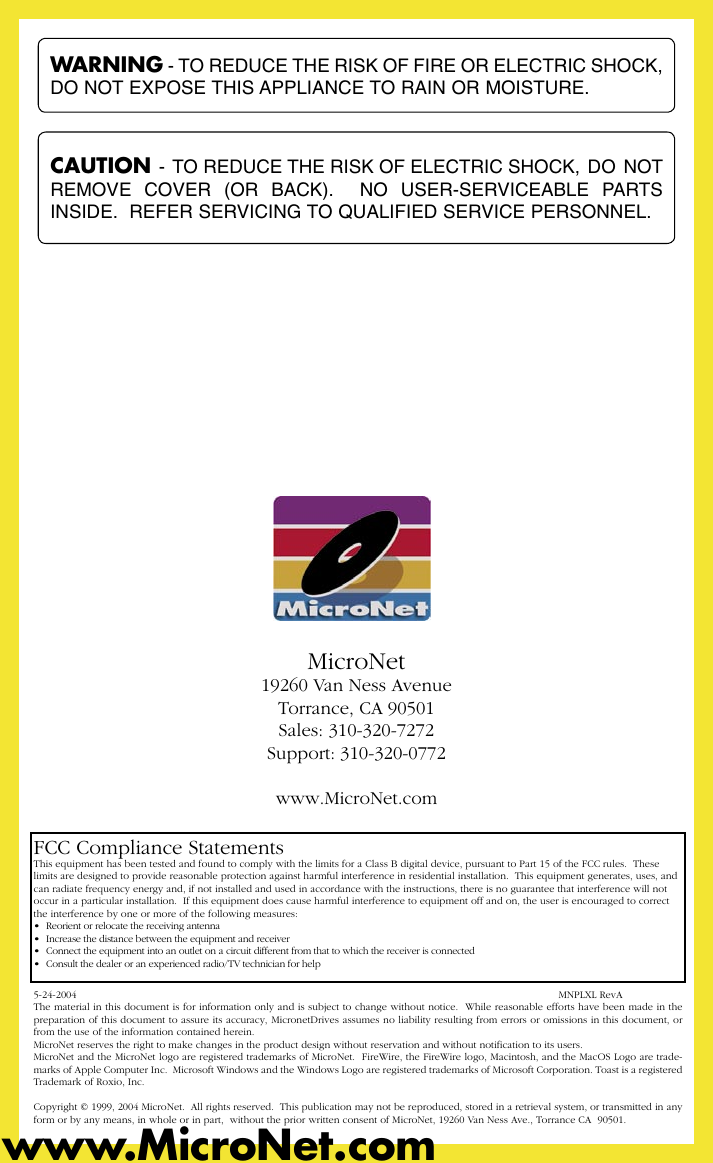 Page 8 of 8 - Structured-Cable-Products Structured-Cable-Products-Apple-Users-Manual- PlatinumXL Manual  Structured-cable-products-apple-users-manual