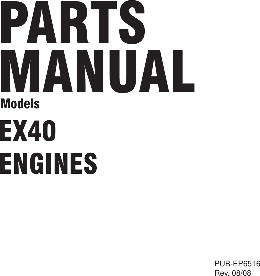 subaru ex40 parts