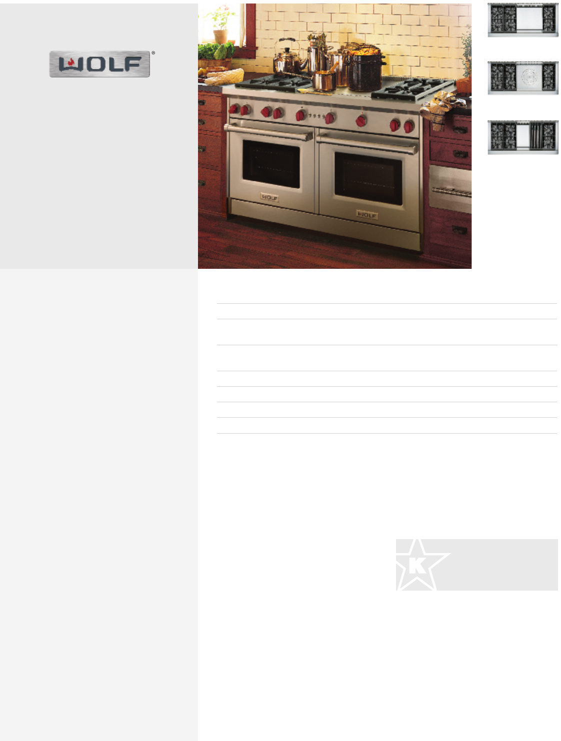 Subzero Wolf 60 Gas Range Quick Reference Guide Qr 2 Mwd24 2