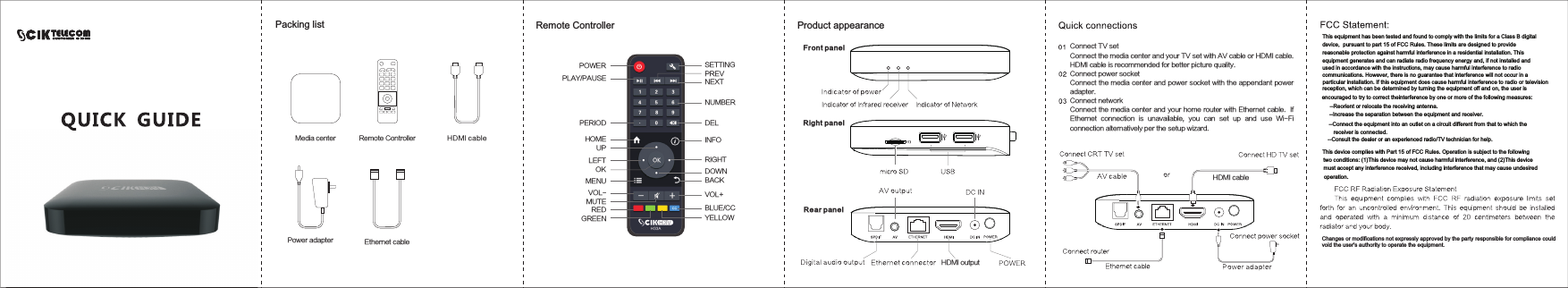 Sumavision Technologies MC800 Network set-top box User Manual