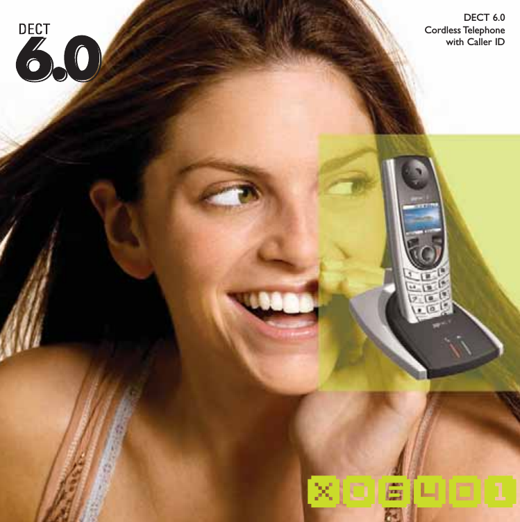 xd6401DECT 6.0 Cordless Telephonewith Caller ID