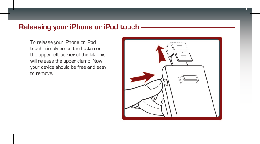 Releasing your iPhone or iPod touch