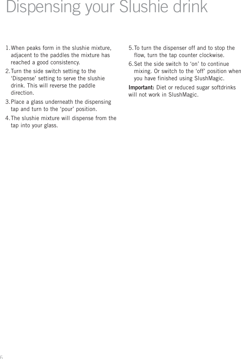 Page 8 of 12 - Sunbeam SL5200 User Manual  To The 617f2c2c-9282-44da-8564-c0e7b755ea9e