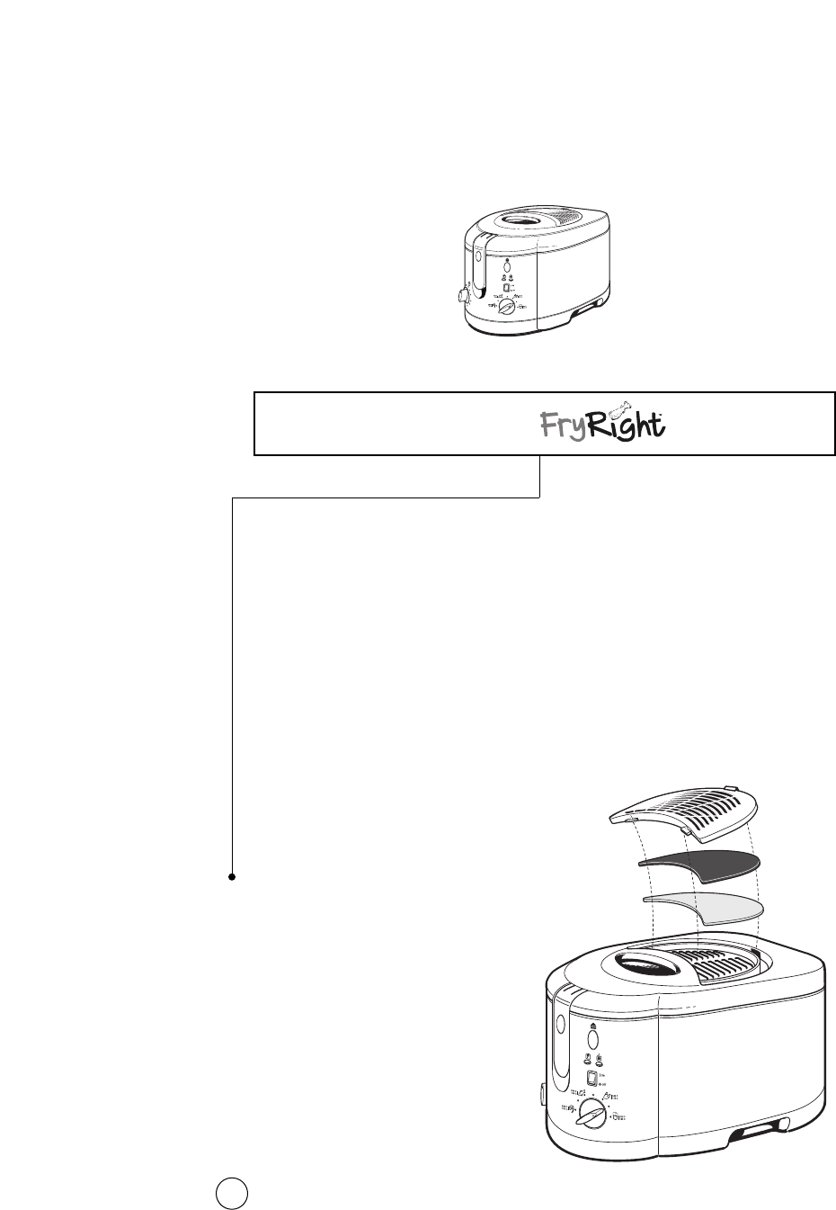Sunbeam Fryright 3242 Users Manual IM Deep Fryer.Rightside