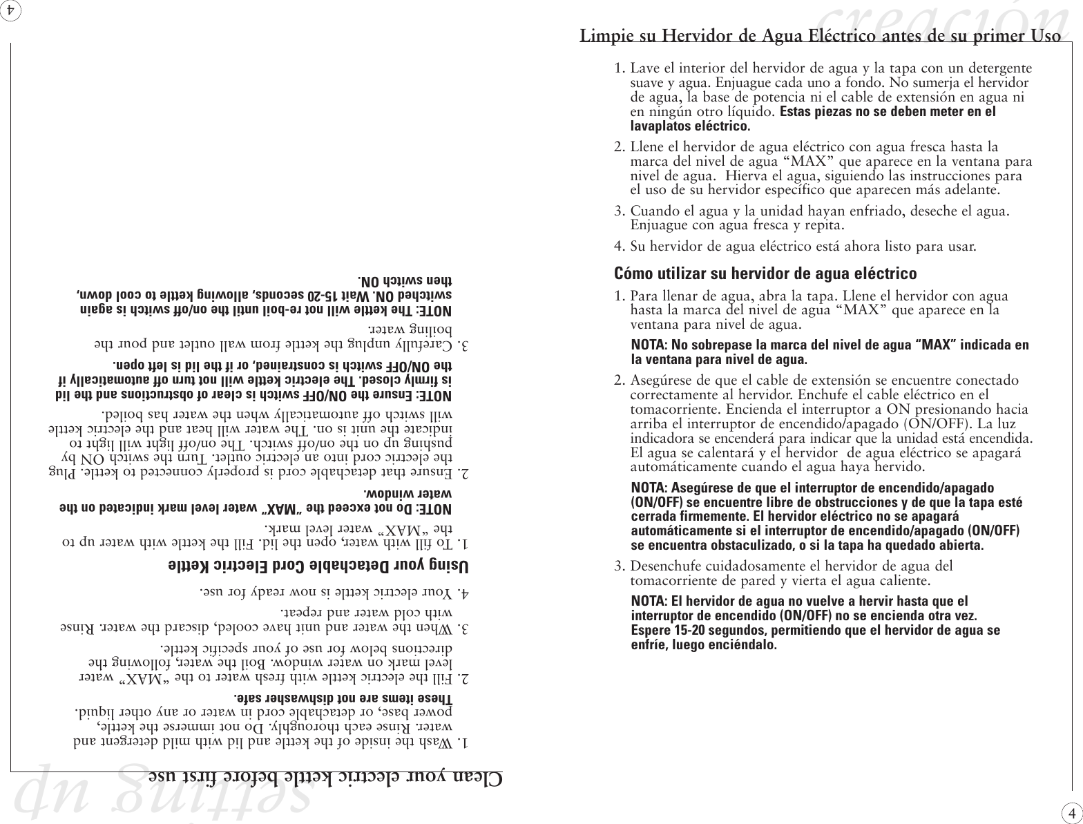 Page 5 of 8 - Sunbeam Sunbeam-Sek17-Sunbeam-Hot-Water-Dispensing-Kettle-1-7-Liter-Owner-S-Manual KE17Cxx_kettle_IB