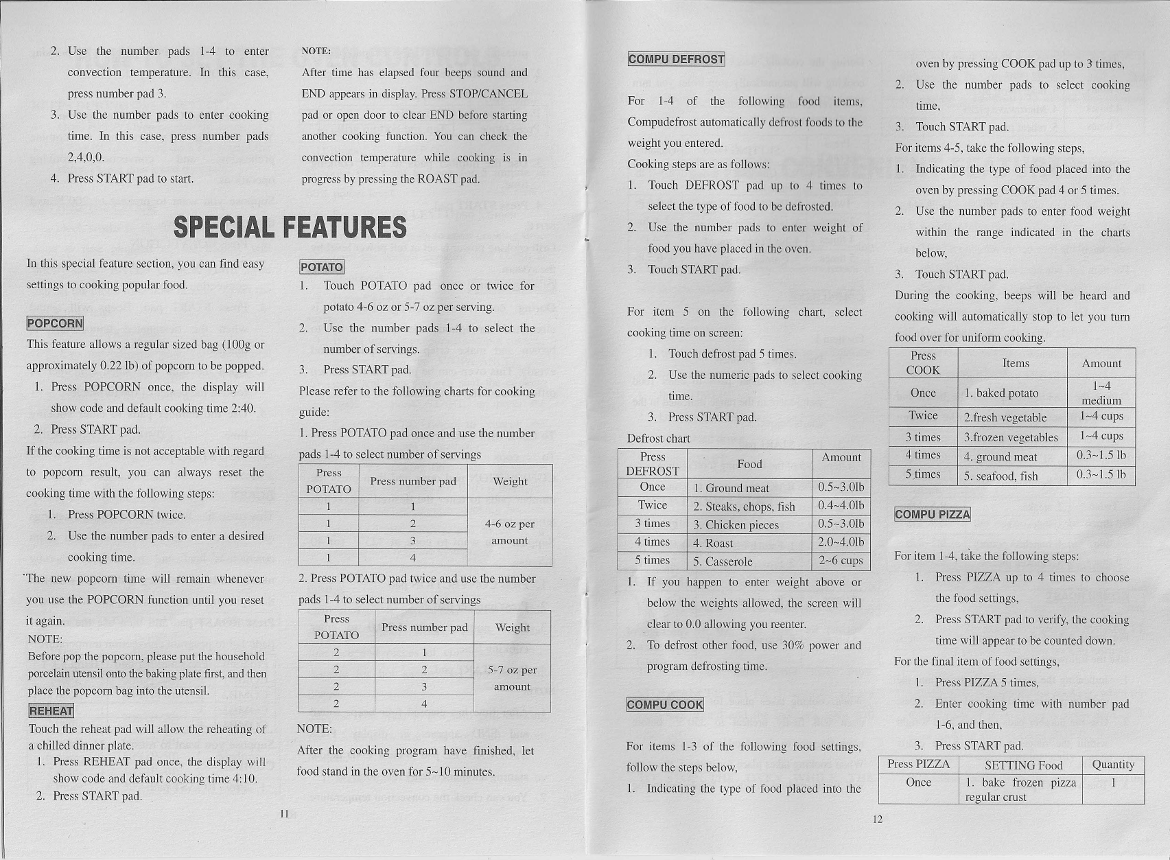 Page 7 of 8 - Sunbeam Sunbeam-Sunbeam-Microwave-Oven-Sb-22200-Users-Manual-  Sunbeam-sunbeam-microwave-oven-sb-22200-users-manual