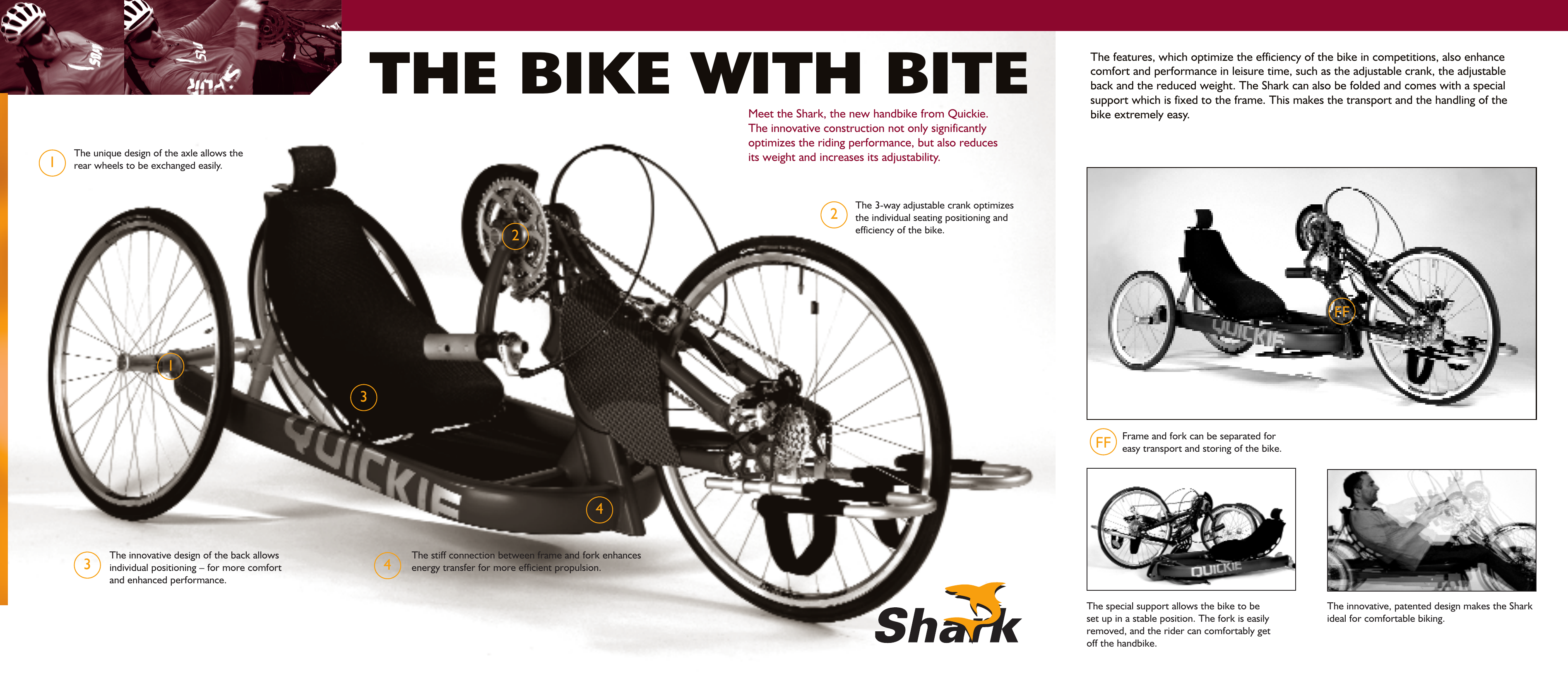 quickie shark handcycle