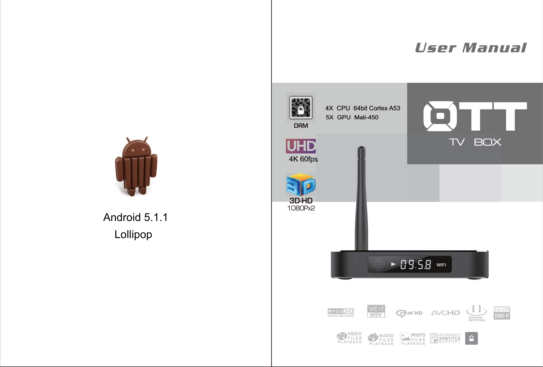 Shenzhen Nanxiangzi Technology T95 Smart TV Box User Manual