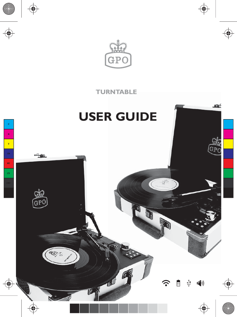 TURNTABLEUSER GUIDECMYCMMYCYCMYK