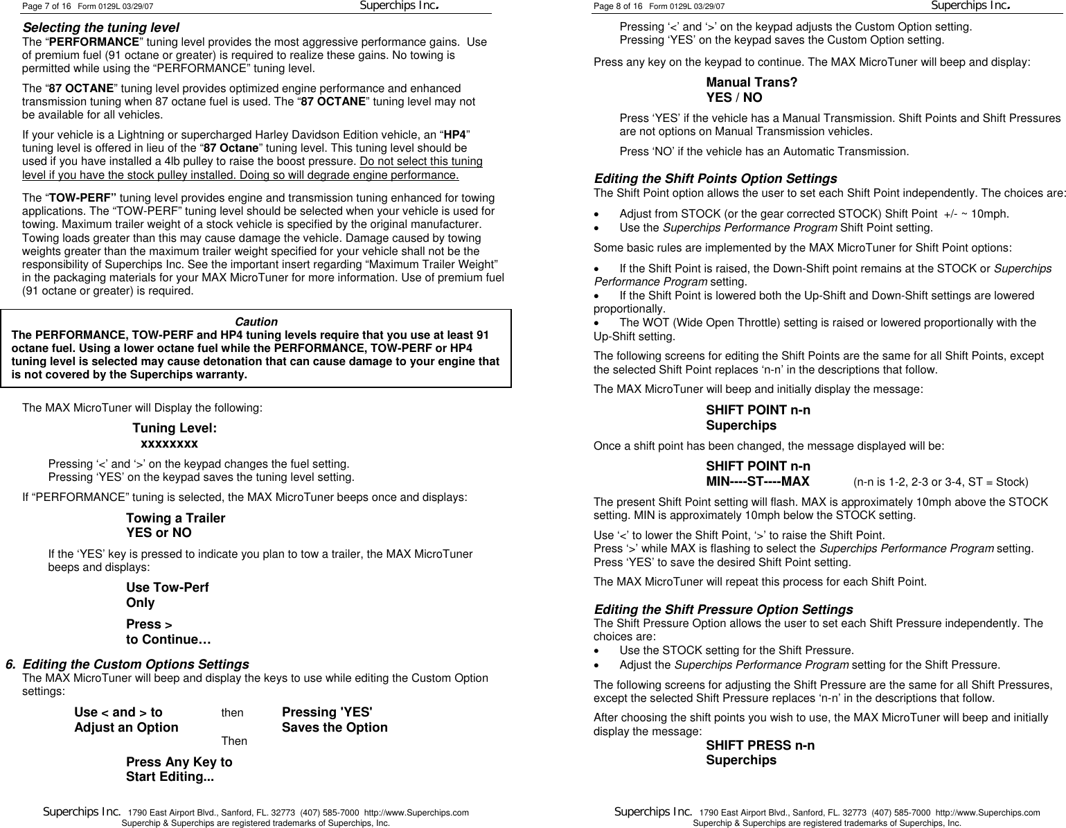 Page 4 of 8 - Superchips-Inc Superchips-Inc-Car-Stereo-System-1715-Maz-Users-Manual 0129L - Ford 1715 Manual Less DTC Codes
