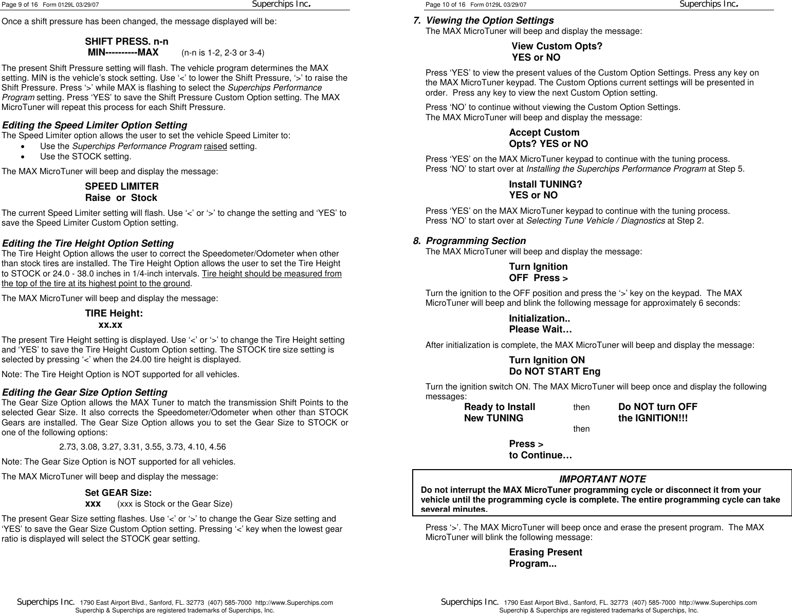 Page 5 of 8 - Superchips-Inc Superchips-Inc-Car-Stereo-System-1715-Maz-Users-Manual 0129L - Ford 1715 Manual Less DTC Codes