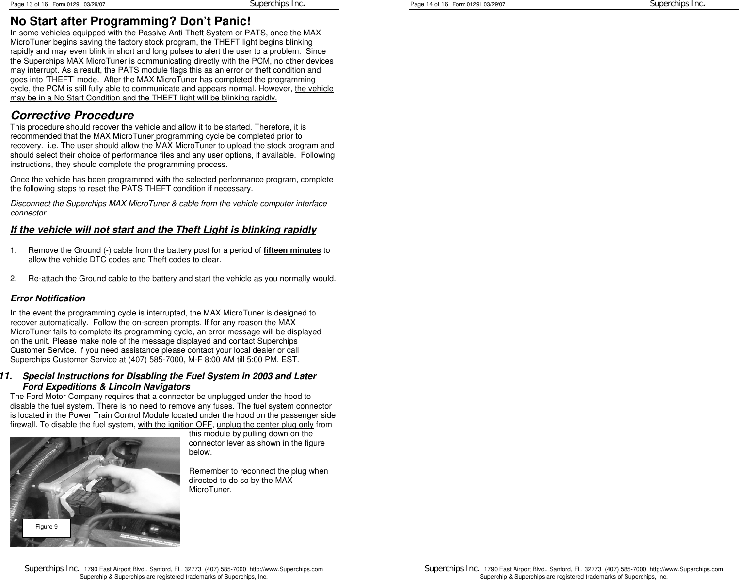 Page 7 of 8 - Superchips-Inc Superchips-Inc-Car-Stereo-System-1715-Maz-Users-Manual 0129L - Ford 1715 Manual Less DTC Codes