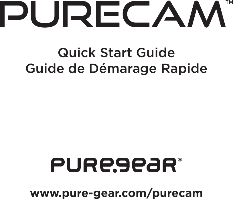 Page 1 of Superior Communications PureGear 07614PG PURECAM User Manual QSG PureCam EN FR 02 18