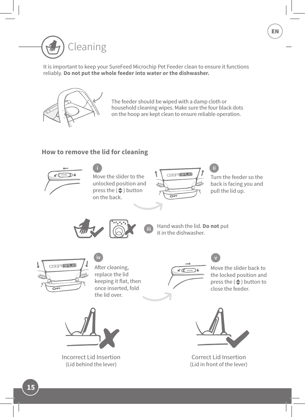 Sureflap feeder clearance manual