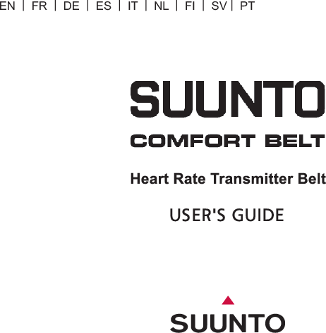 SUUNTO COMFORT BELTUSER’S GUIDEEN