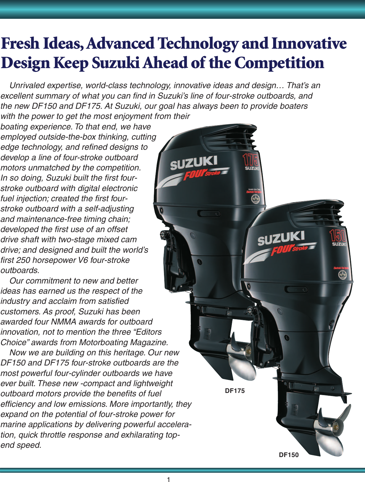 Page 2 of 8 - Suzuki Suzuki-Df150-Brochure- 35234-Suzuki Brochure  Suzuki-df150-brochure