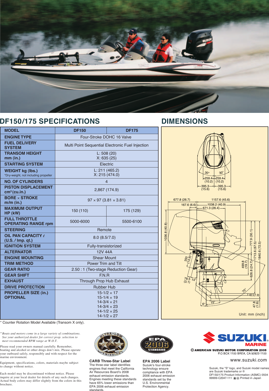 Page 8 of 8 - Suzuki Suzuki-Df150-Brochure- 35234-Suzuki Brochure  Suzuki-df150-brochure