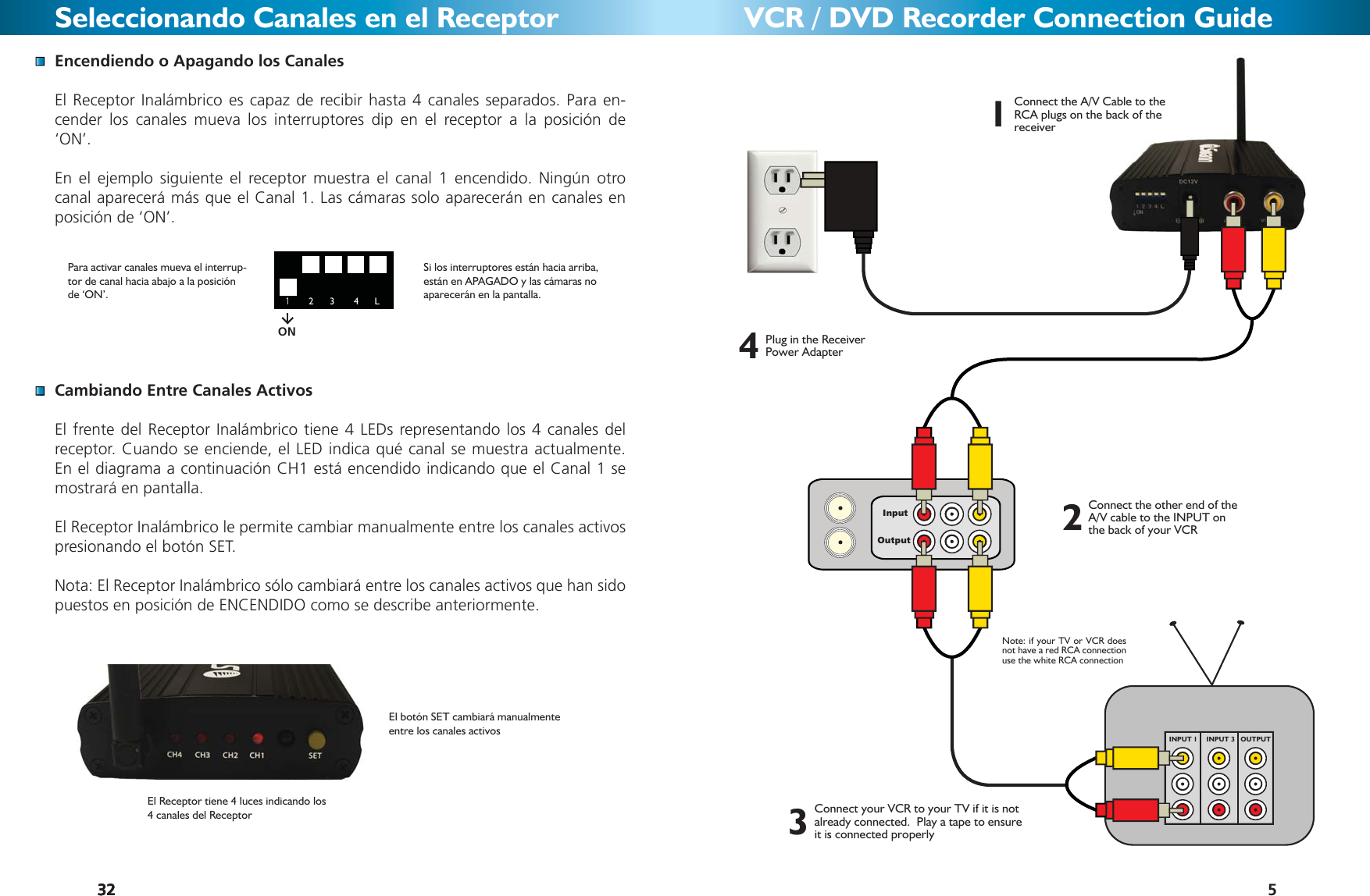 Page 5 of 12 - Swann Swann-Sw231-Wch-Users-Manual- All_LANGUAGES_WOC_Cameras_16-02-09  Swann-sw231-wch-users-manual