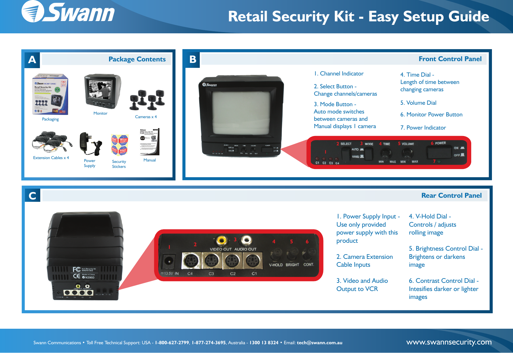 Page 1 of 2 - Swann Swann-Swann-Retail-Security-Kit-Users-Manual- SW244-SK4_ESG_01  Swann-swann-retail-security-kit-users-manual