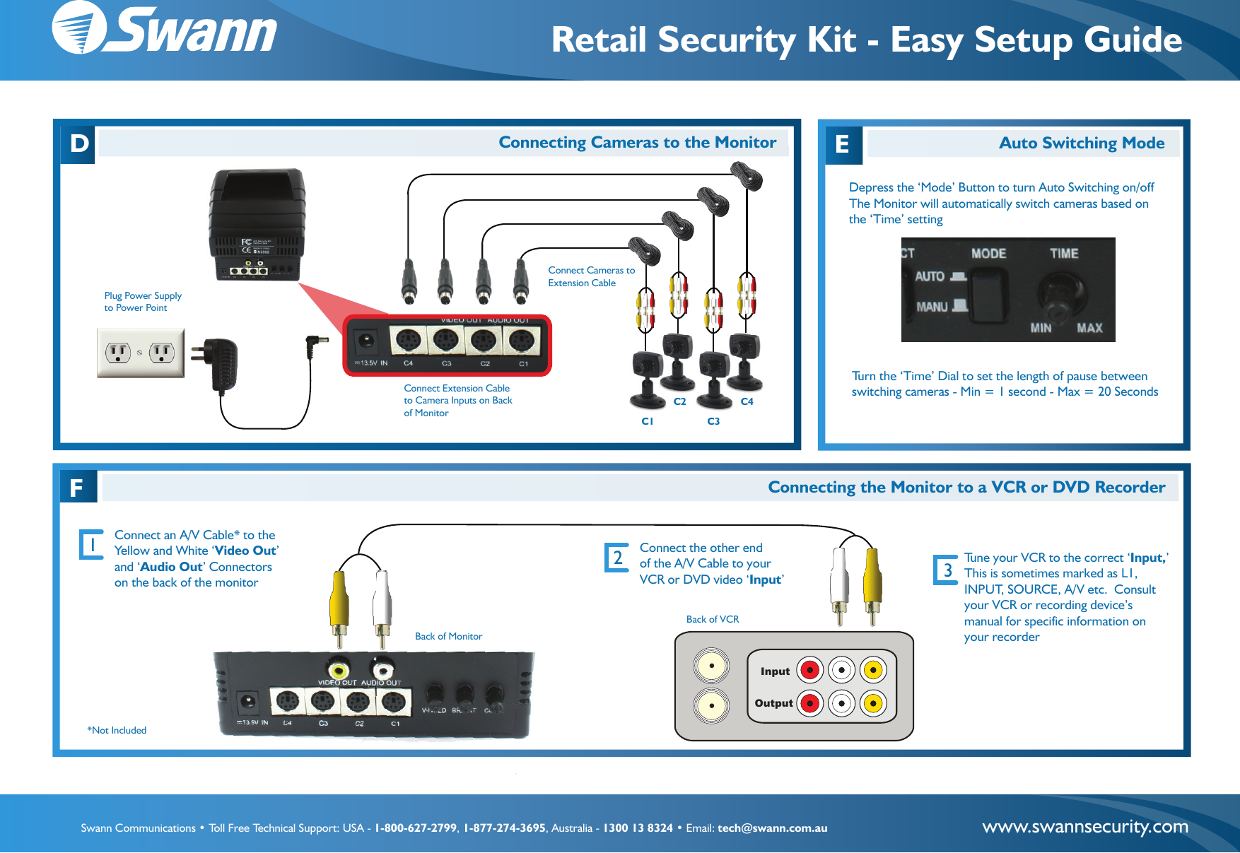 Page 2 of 2 - Swann Swann-Swann-Retail-Security-Kit-Users-Manual- SW244-SK4_ESG_01  Swann-swann-retail-security-kit-users-manual