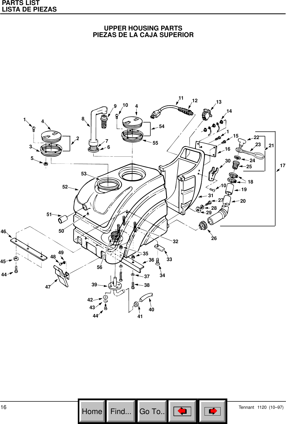 Page 3 of 8 - 1120 Rev 01 (01-00) Parts Only_Tennant  Manual 1-2000 To 2-2004