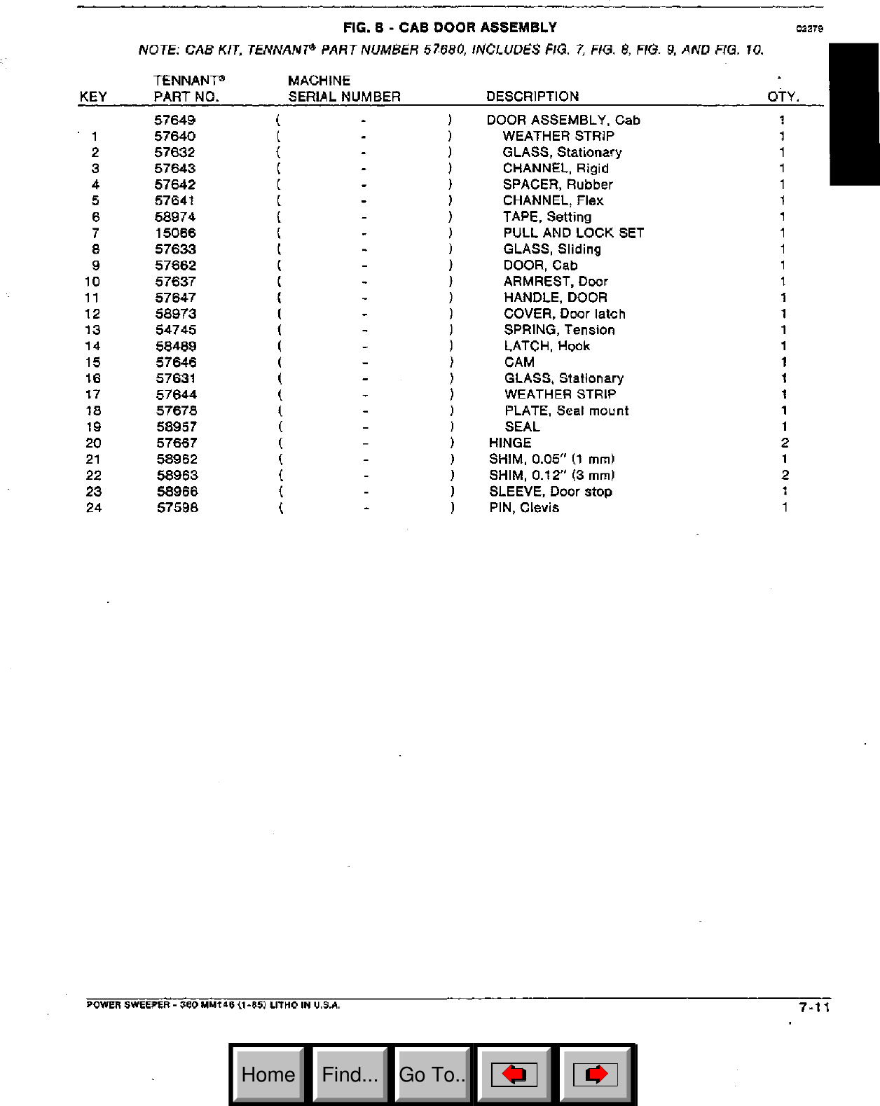 Tennant Floor Machine Parts | Floor Matttroy