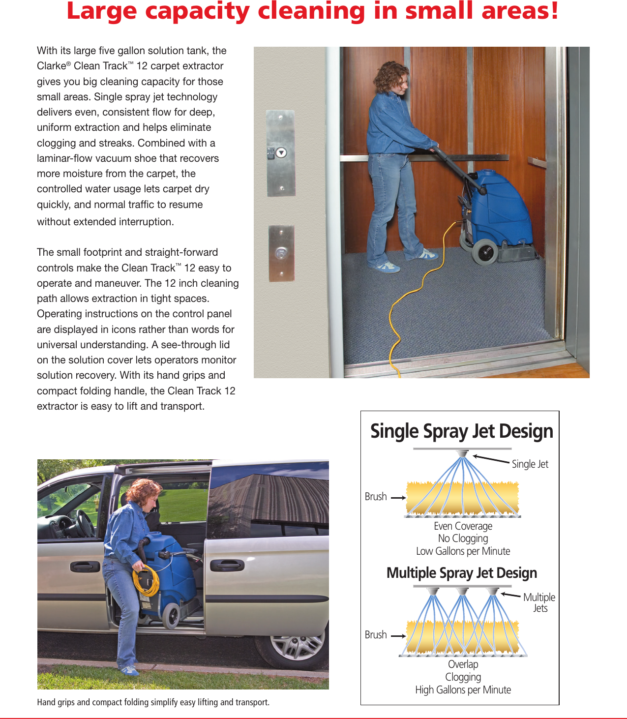 Page 2 of 4 - Clarke-clean-track-12-portable-carpet-extractor-brochure-and-specifications