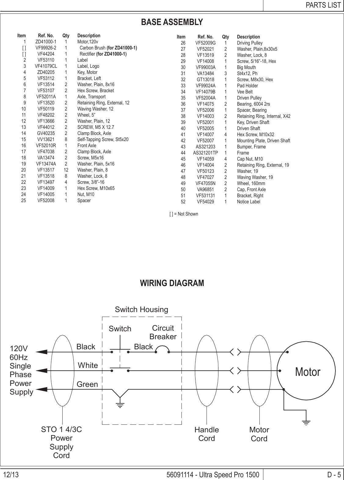 Page 11 of 12 - Clarke-ultra-speed-pro-1500-floor-burnisher-parts-and-operator-manual