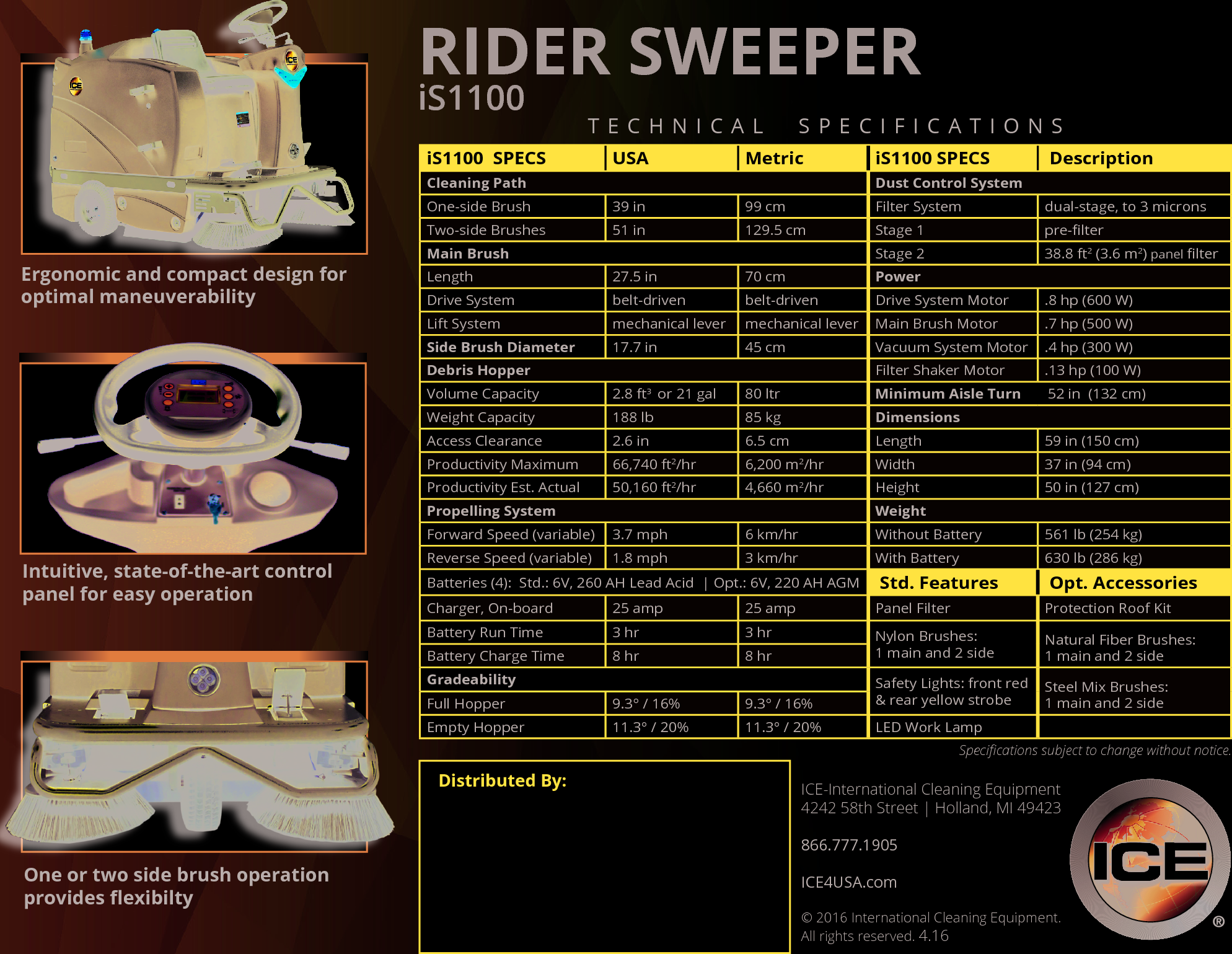 Page 2 of 2 - Sweepscrub Ice-Is1100-Rider-Sweeper User Manual