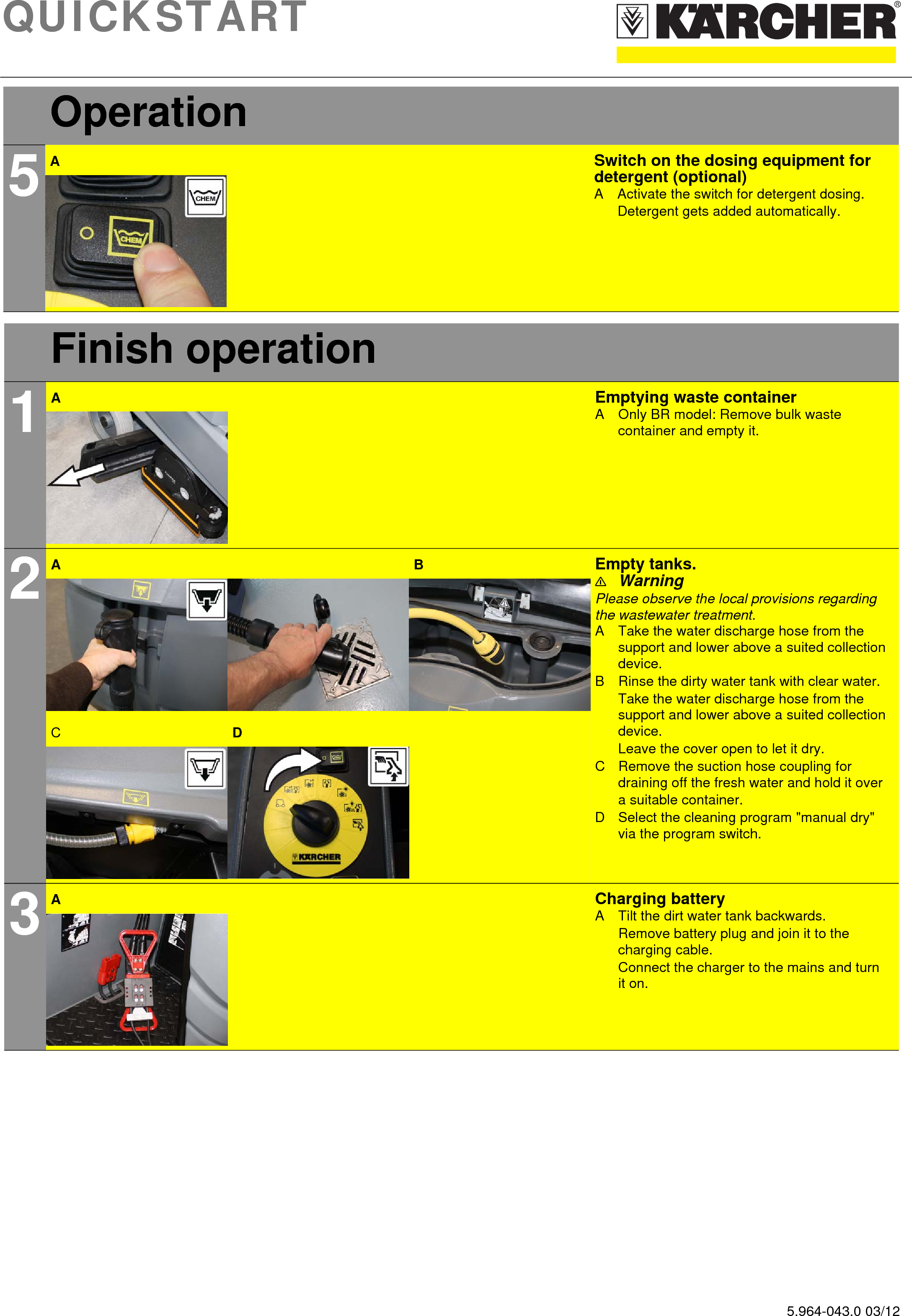 Page 3 of 5 - Sweepscrub Kaercher-B-140-R-Rider-Scrubber-Quick-Start-Guide OBJ_DOKU-101441-001 User Manual
