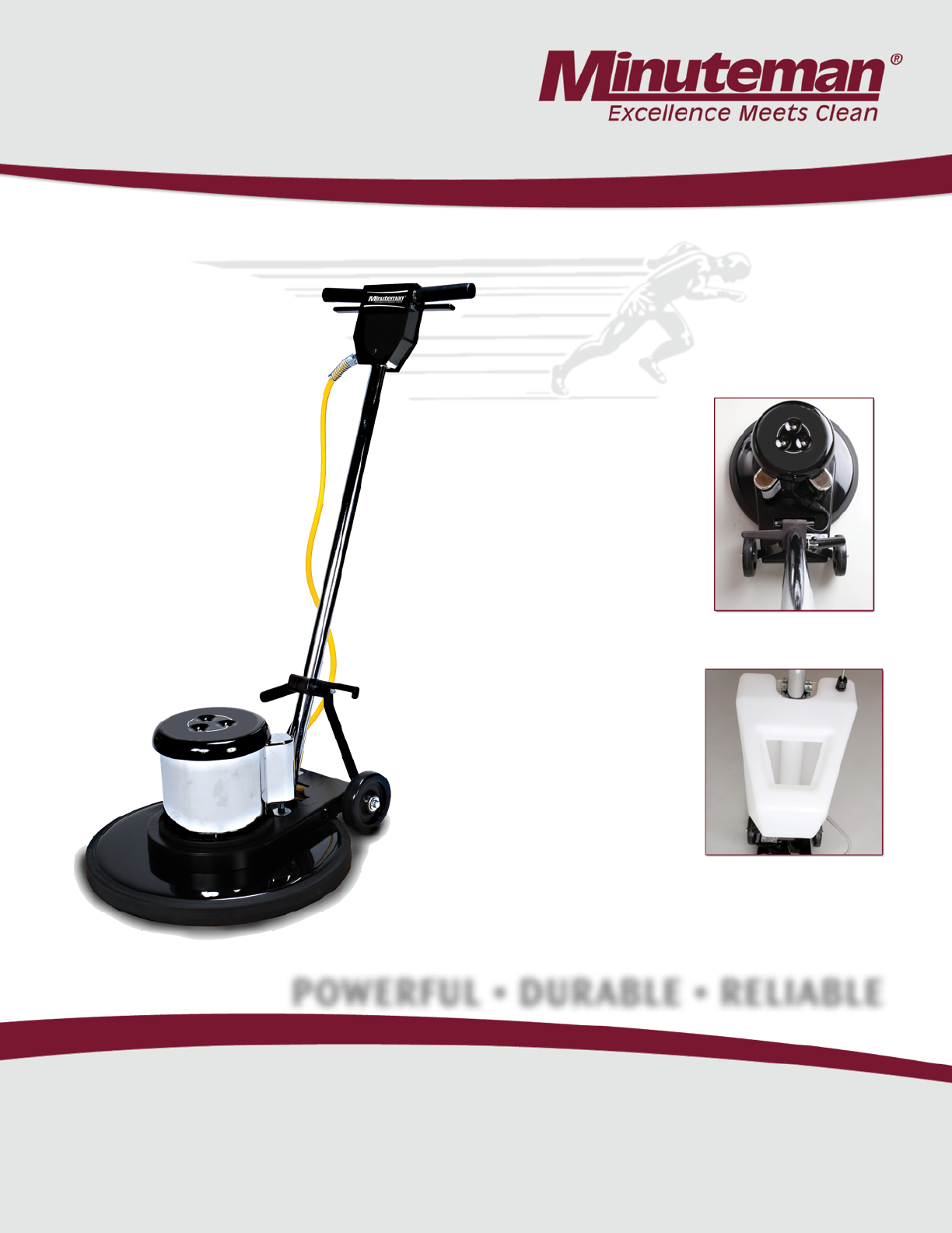 Minuteman Front Runner Floor Machine Brochure And Specifications