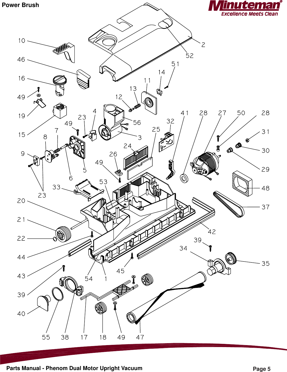 Page 6 of 8 - 988743 - Parts Manual Phenom L1518 Upright Vac REV STAR 0212.pmd  Minuteman-phenom-15-18-upright-vacuum-parts-manual