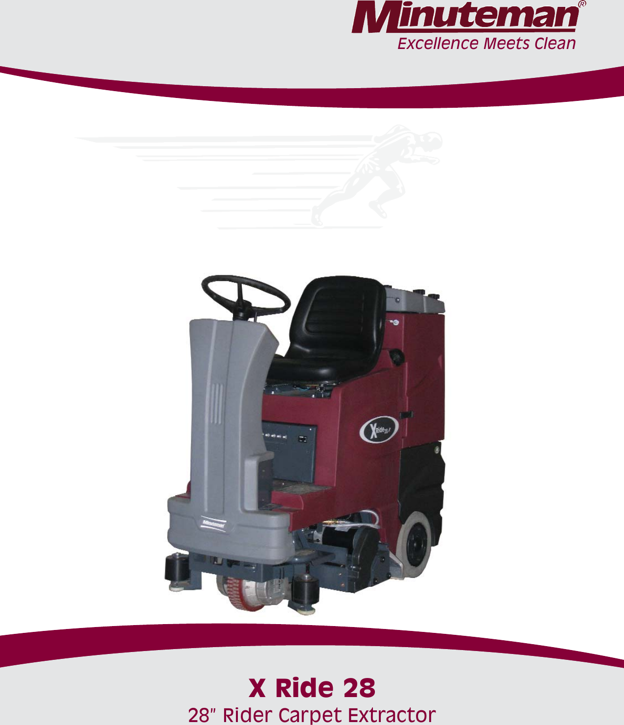 Page 1 of 2 - X Ride 28 Literature.qxp  Minuteman-x-ride-28-rider-carpet-extractor-brochure-and-specifications