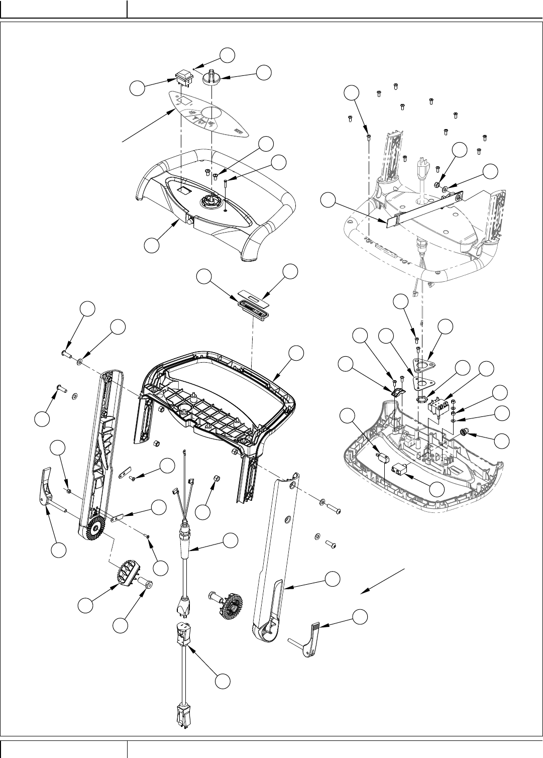 56042641 Nilfisk advance es300 es400 carpet extractor parts and