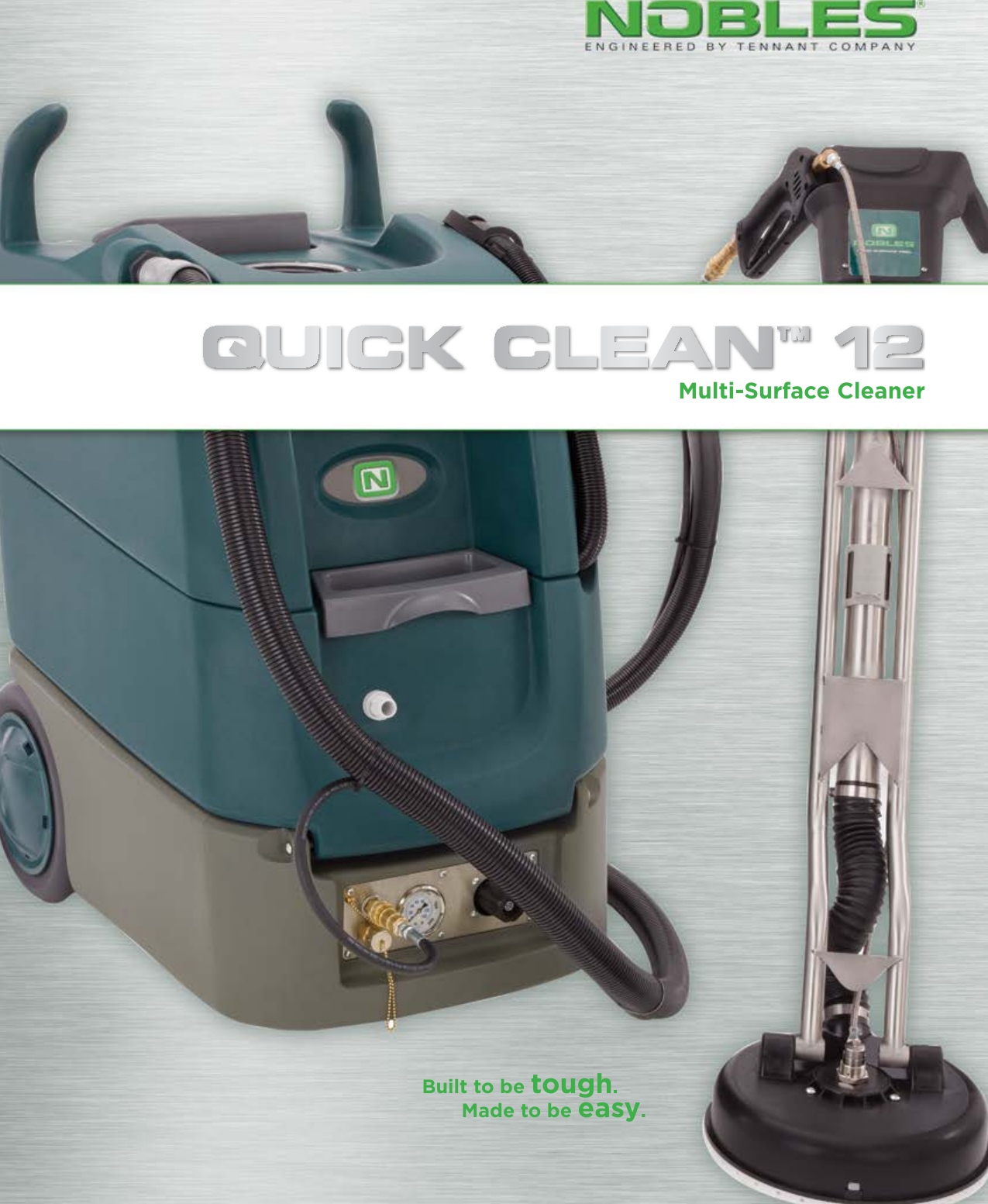 Quick Clean 12 Brochure Nobles multi surface cleaning machine