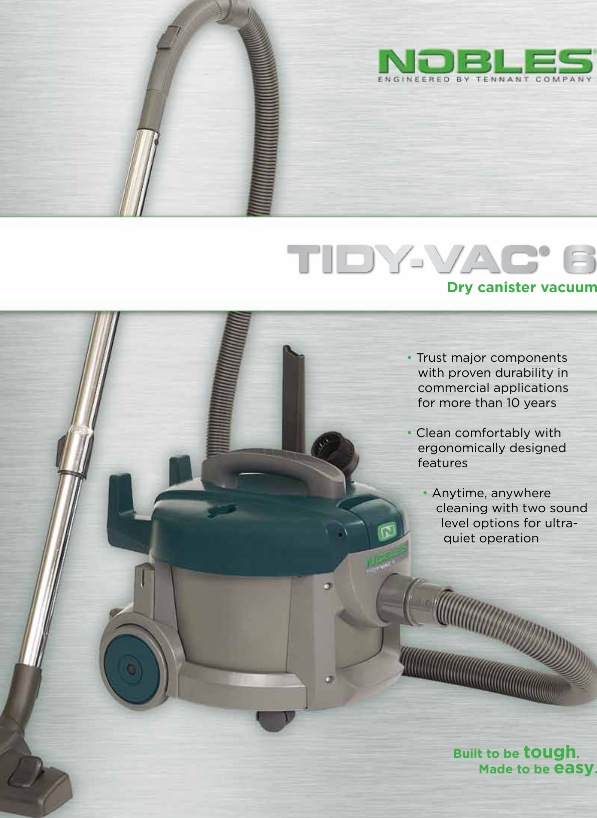 Page 1 of 2 - Nobles Tidy-Vac 6 Brochure
