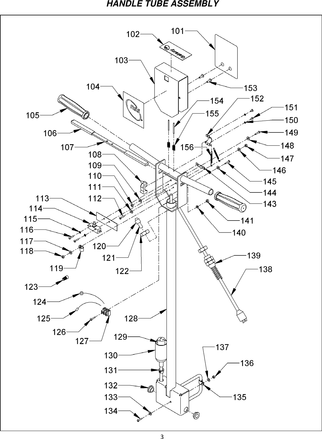 Page 3 of 8 - 9090377 Galaxy DS Floor Machine Illustrated Parts Book  Nss-galaxy-ds-walk-behind-floor-machine-parts-manual