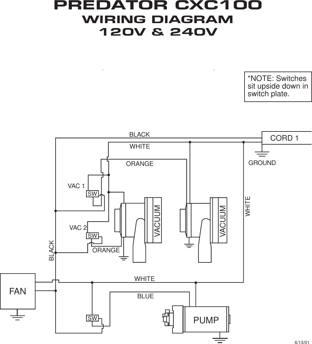 Page 7 of 8 - Nss-predator-cxc100-carpet-extractor-parts-and-operator-manual