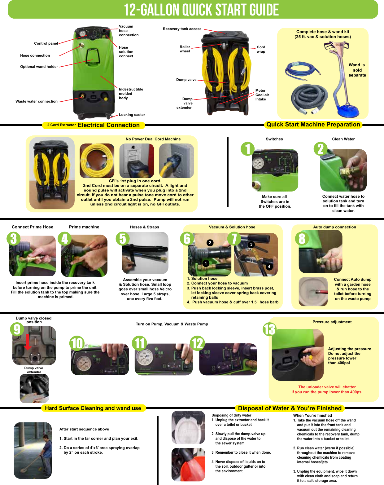 Page 3 of 8 - 9094029 Rally 1200 Operation Manual  Nss-rally-1200-carpet-extractor-operator-manual
