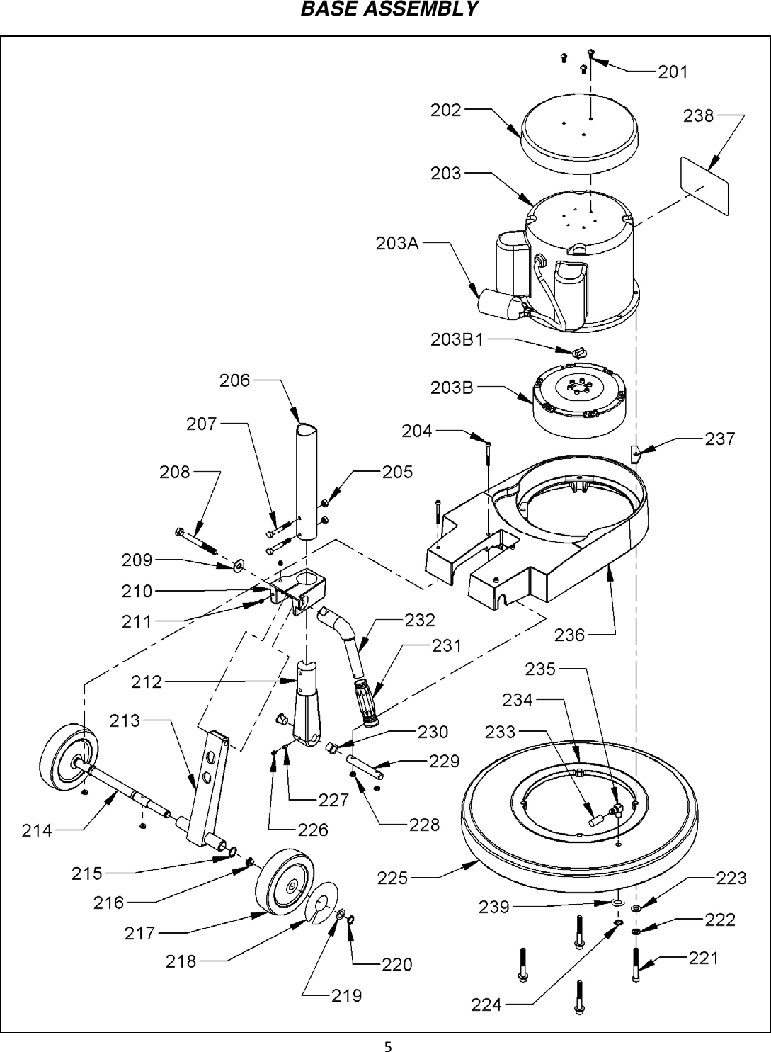 9095016 Thoroughbred Floor Machine Illustrated Parts Book Nss walk