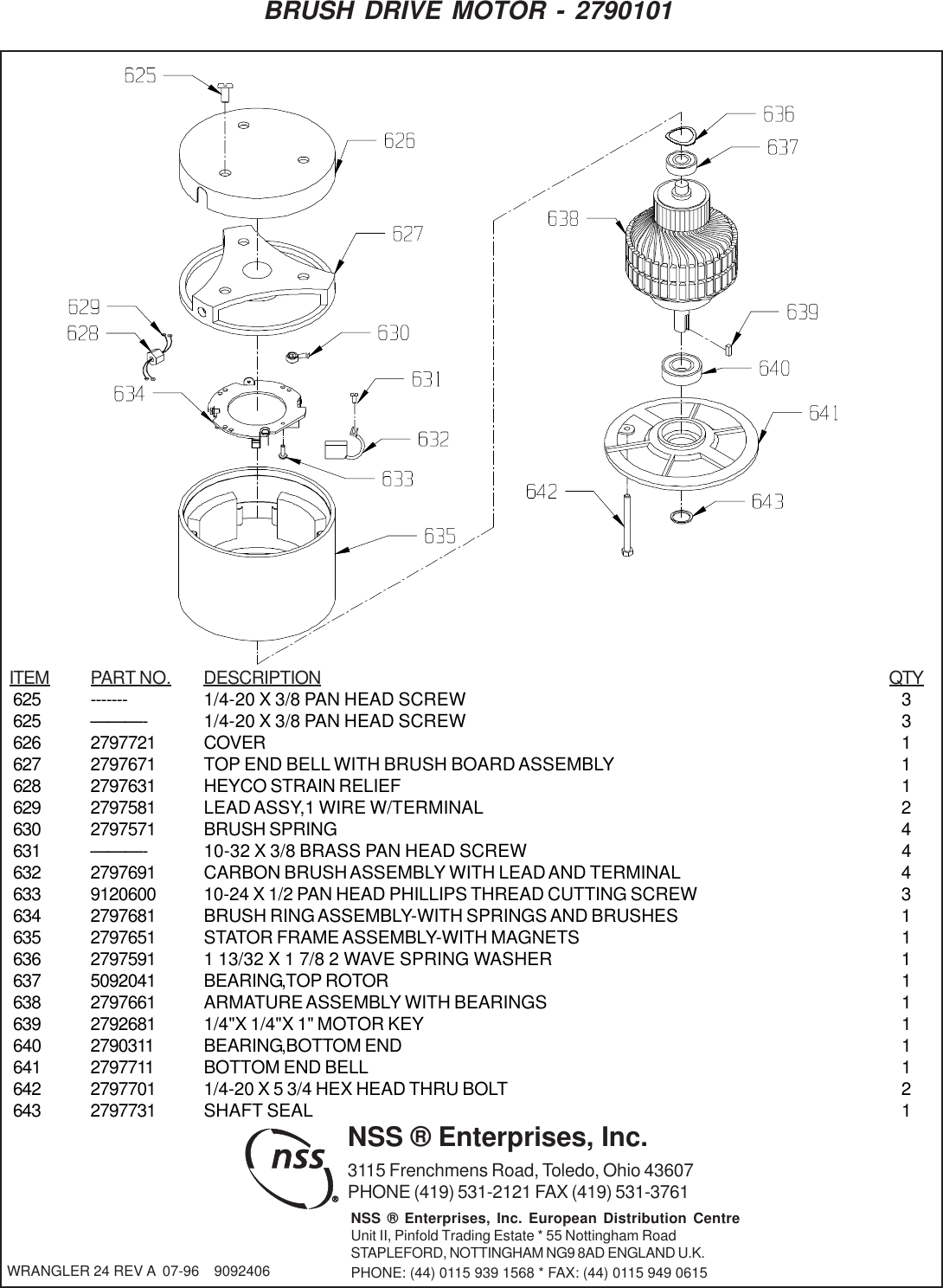 Page 12 of 12 - 9092406 Wrangler 24 Illustrated Parts Book Rev A.pmd  Nss-wrangler-24-walk-behind-floor-scrubber-parts-manual